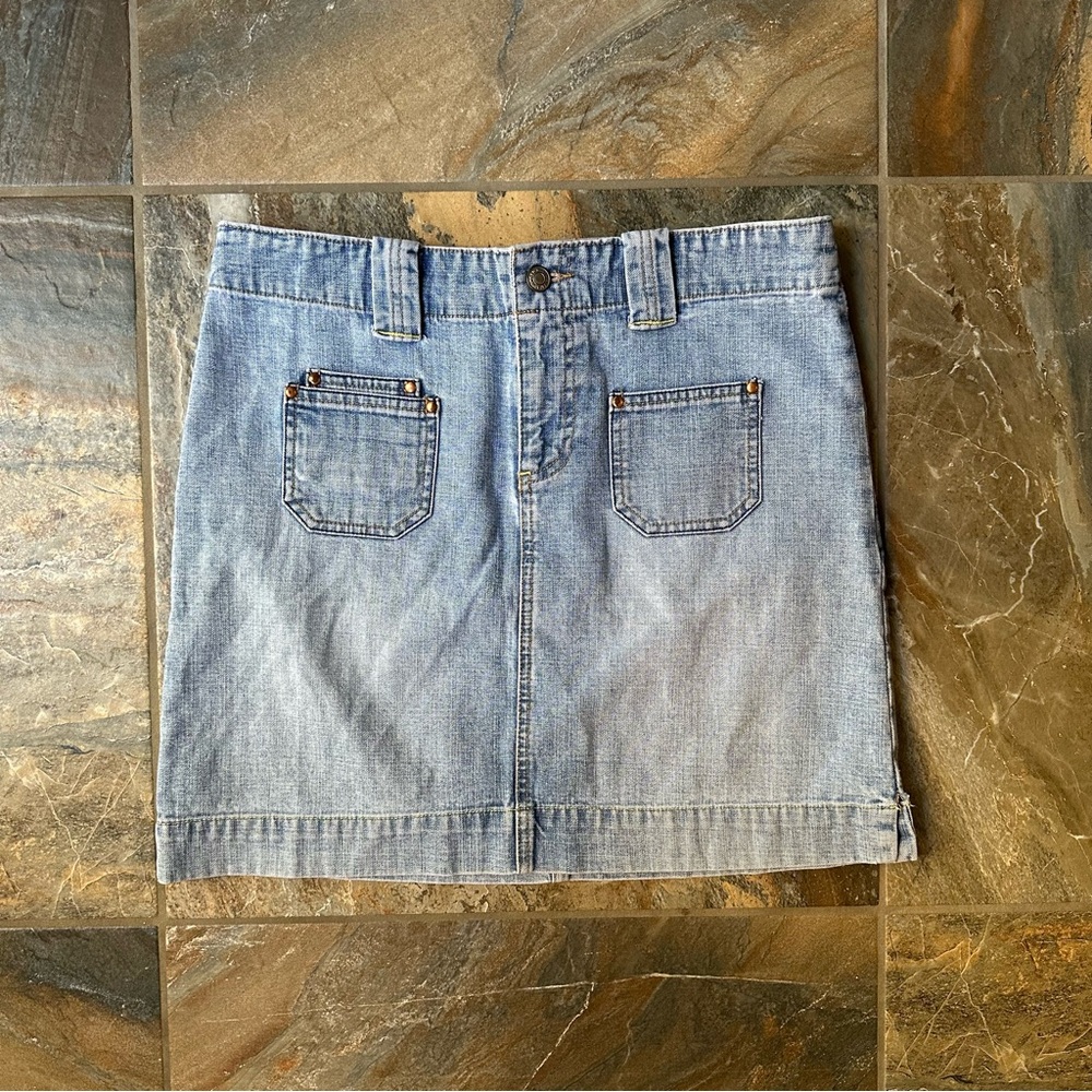 Old Navy Vintage Denim Skirt Women's Size 8 Blue Mini Skirt
